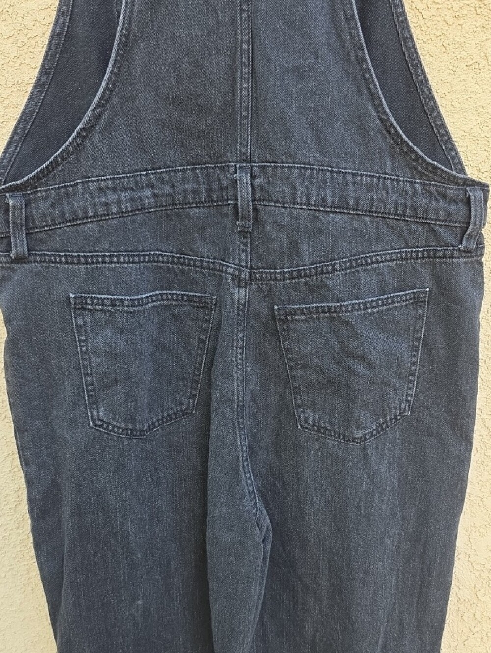 Universal Thread 100% Cotton Black Wash Denim Overalls Size 14 - Picture 8 of 15